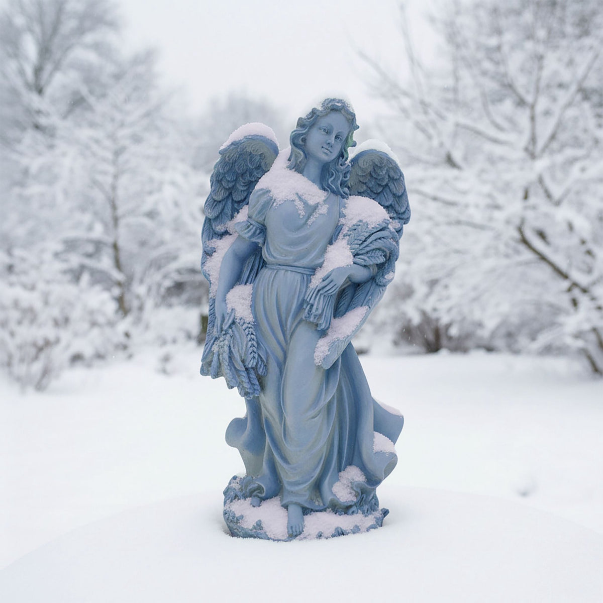 Grave Angel Statue for Cemetery or Garden, Large, Weather-Resistant