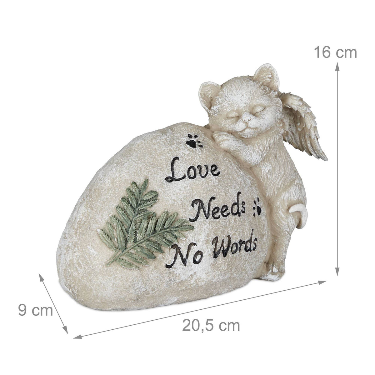 Grave decoration for cat