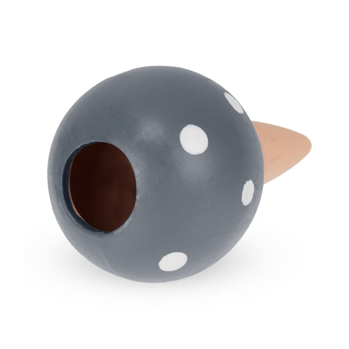 Gray clay cone set of 4