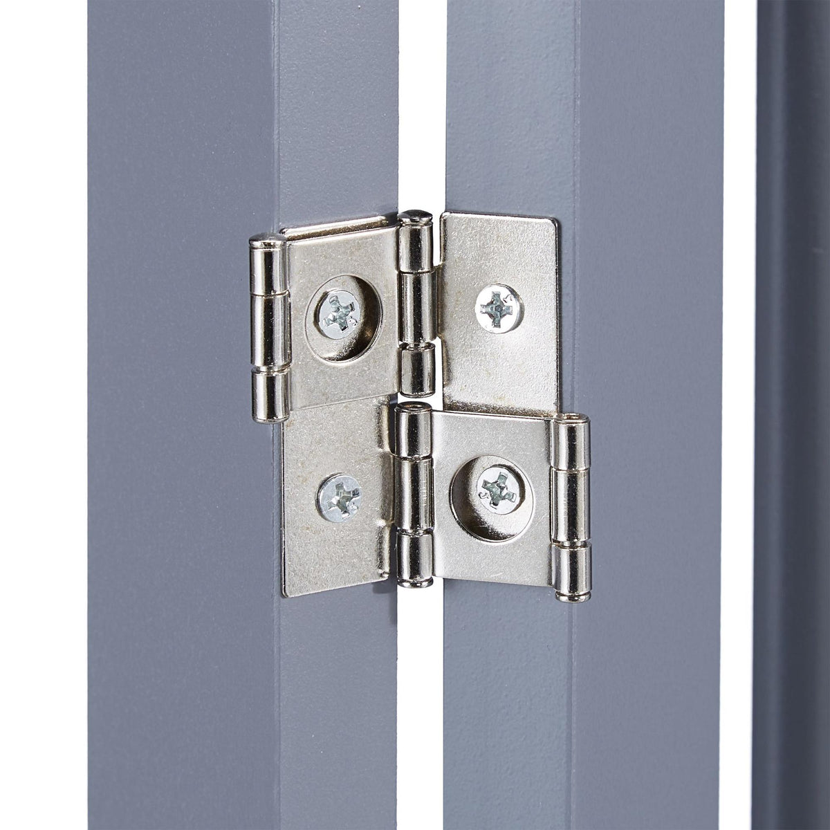 Gray security gate 92 cm