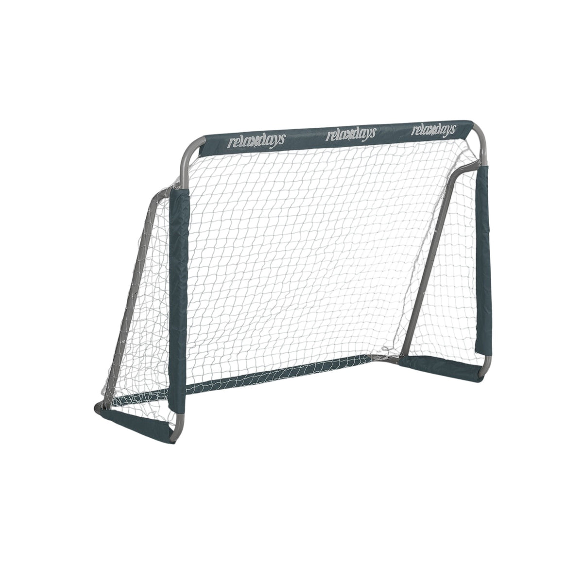 Gray soccer goals in sets of 2
