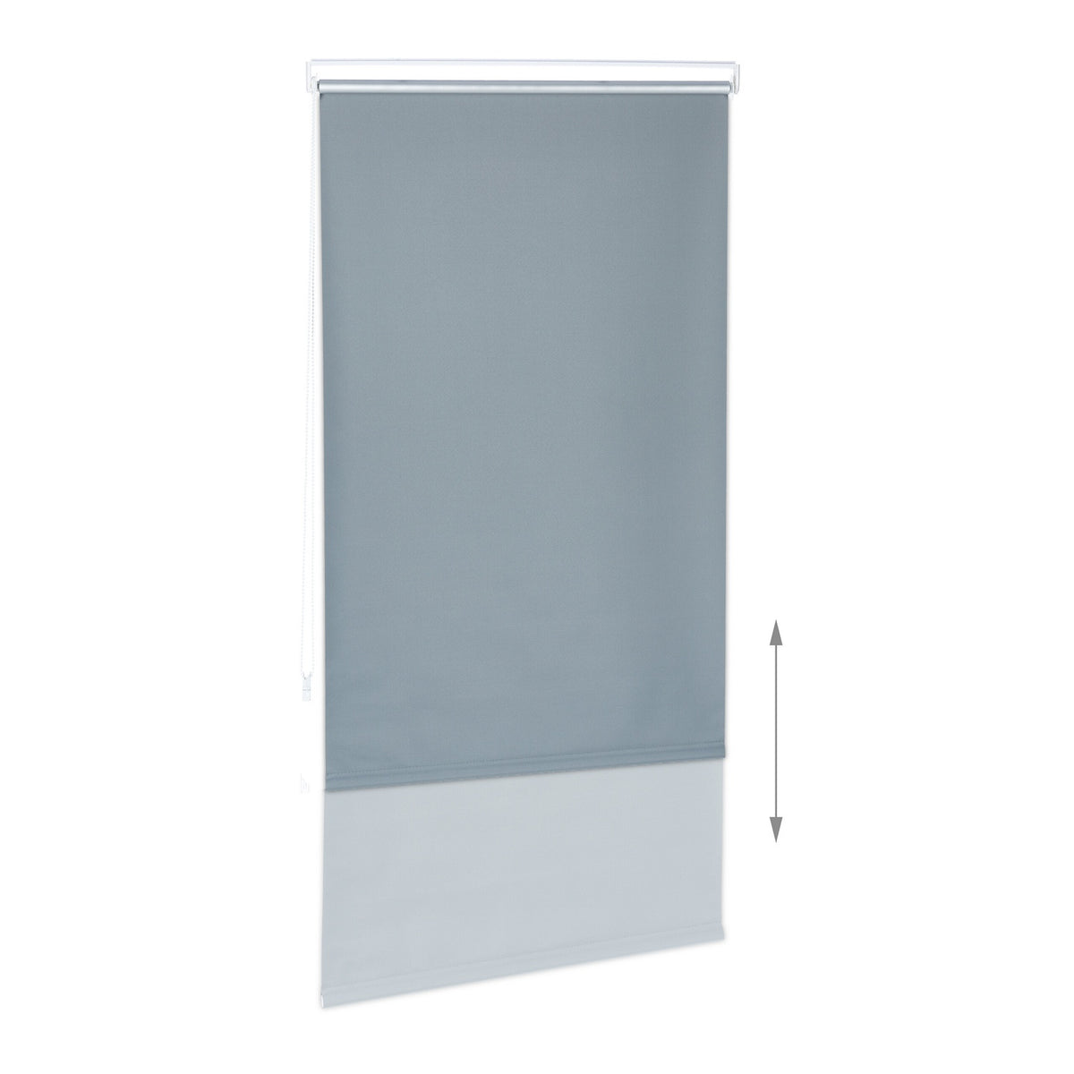Gray thermal roller blind 220 cm long