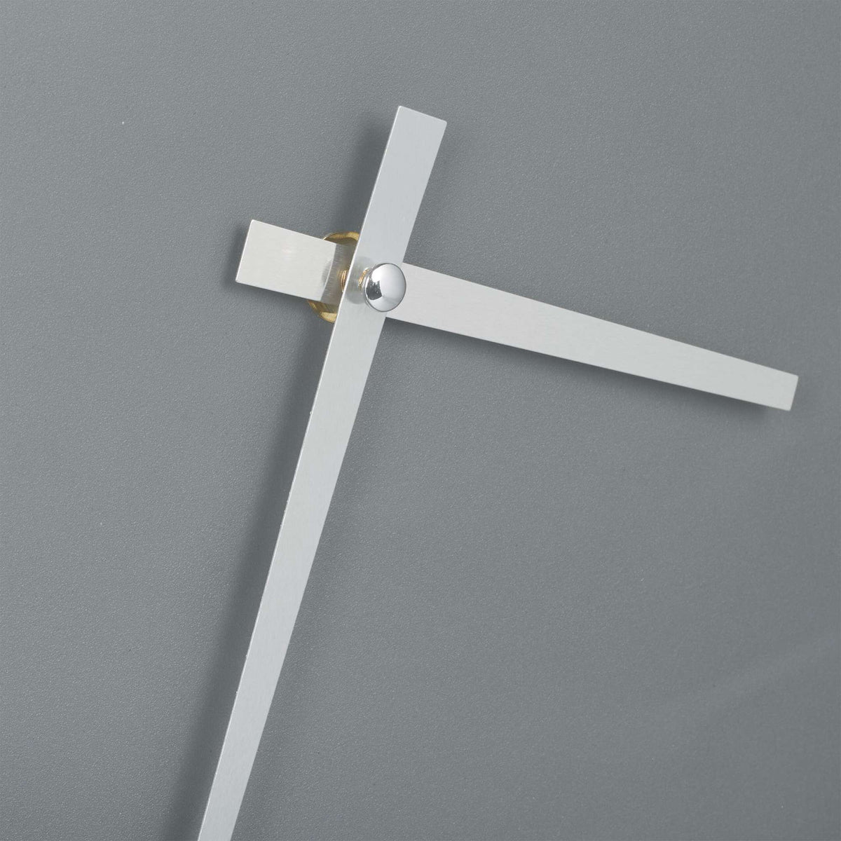 Gray wall clock