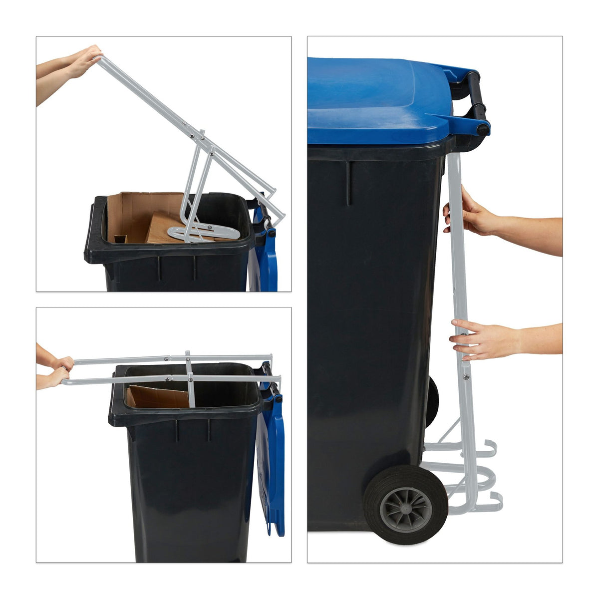 Gray waste compactor for the dustbin