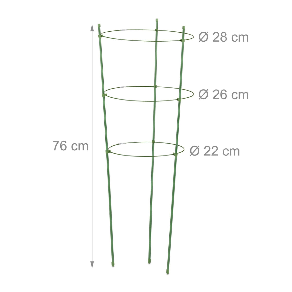 Green climbing aid 76 cm Set of 5