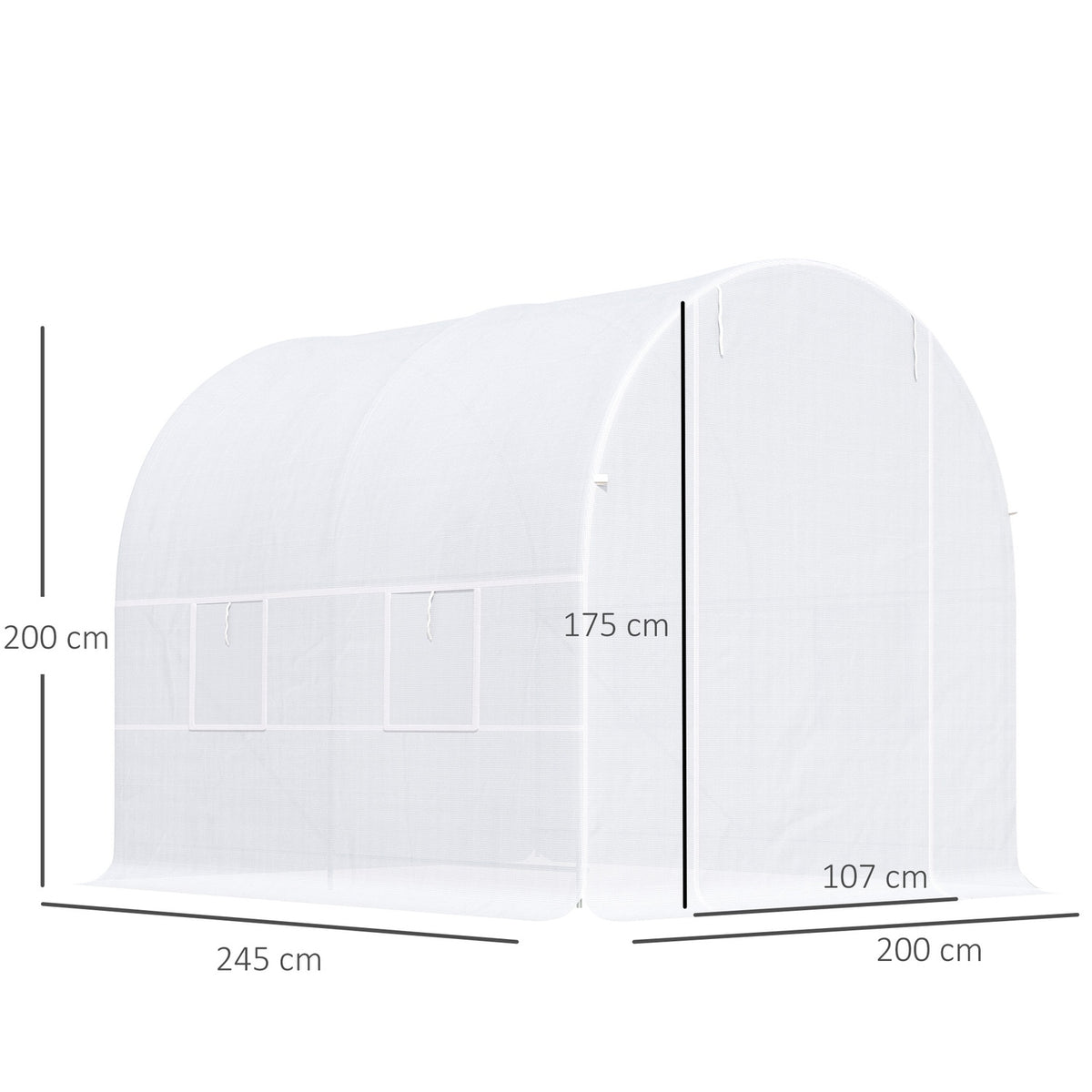 Greenhouse Film Greenhouse Greenhouse Plant House Films 245X200X200 Cm