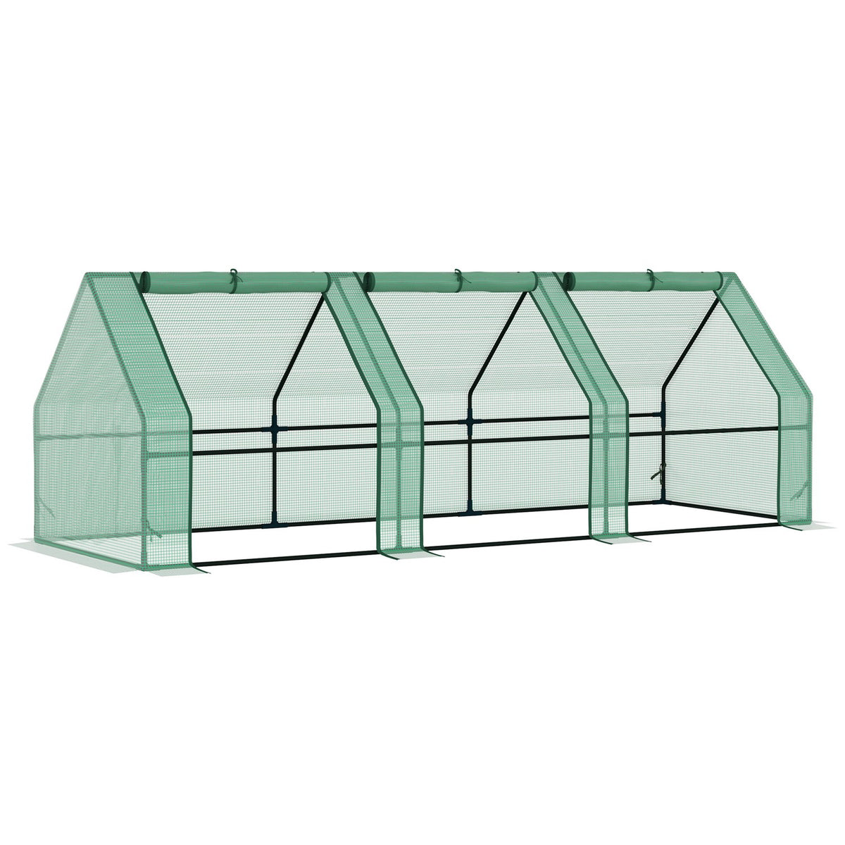 Greenhouse Greenhouse Tomato House Cold Frame, Green, 270X90X90Cm, For Garden & Balcony