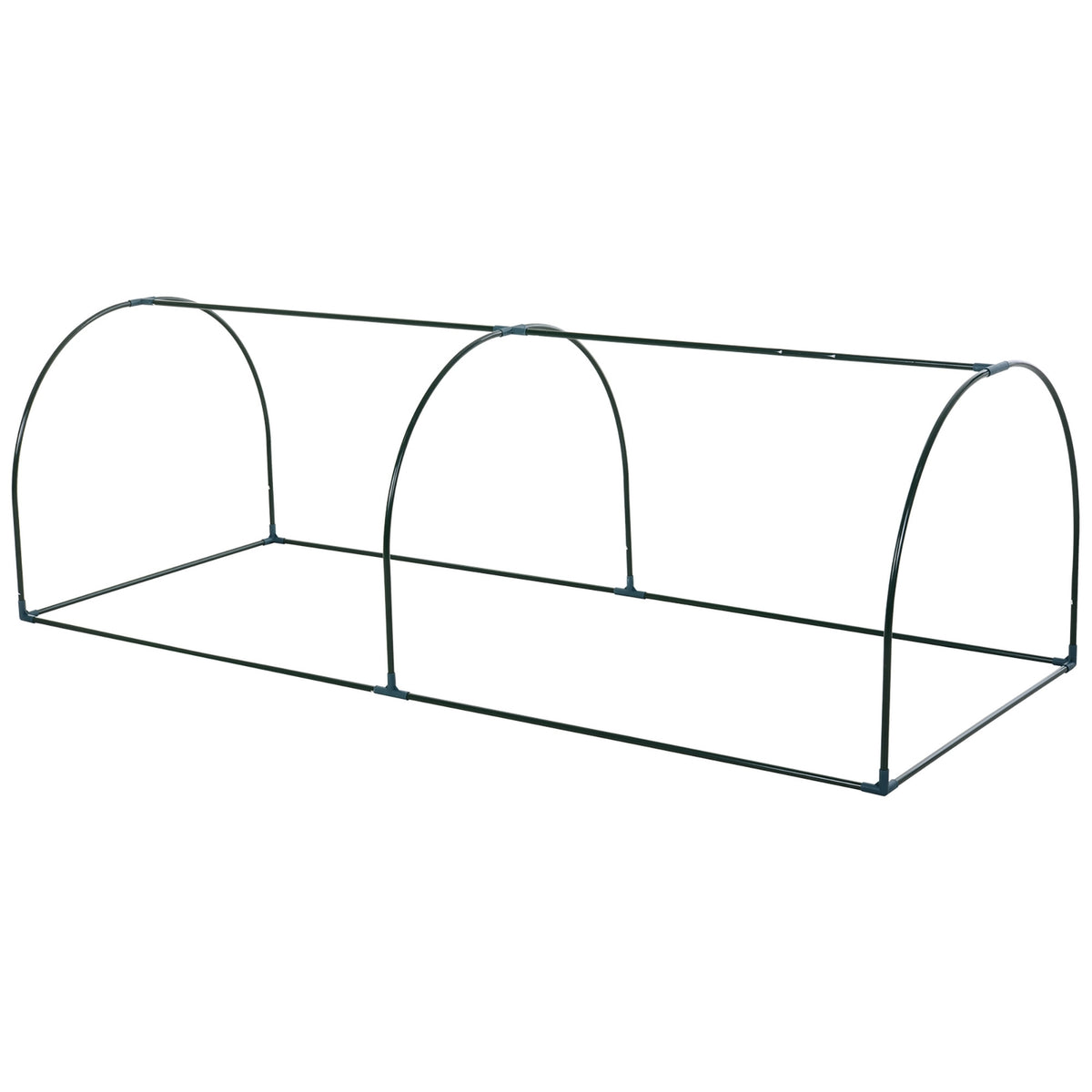 Greenhouse With Door, Cold Frame, Plant Raising, Steel Pvc, 250X100X80Cm