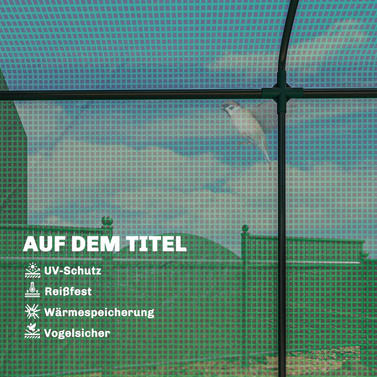 Greenhouse with Steel Frame and PE Cover, 200x75x188 cm