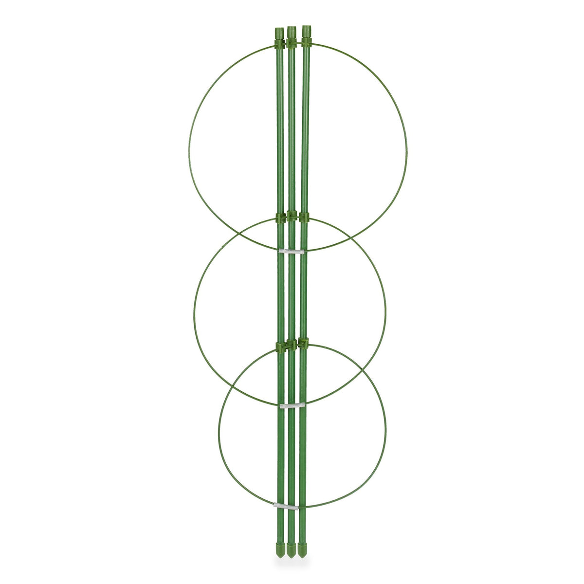 Green plant supports 45 cm, set of 4