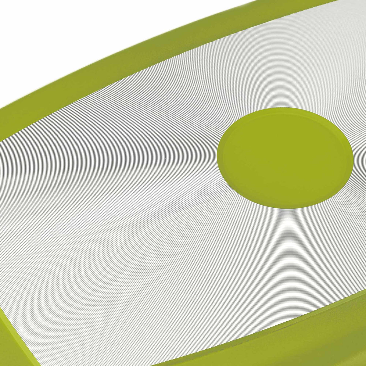 Green roaster with glass lid