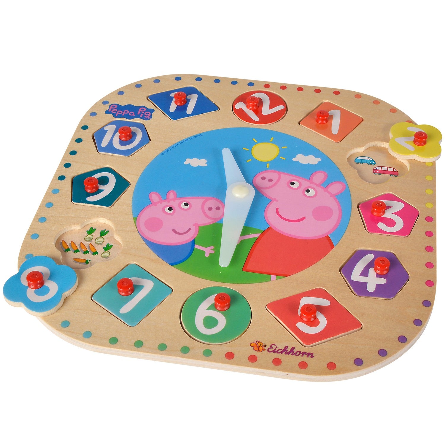 Greta Pig Puzzle clock