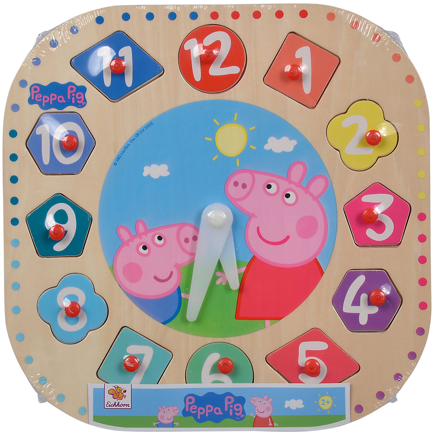Greta Pig Puzzle clock