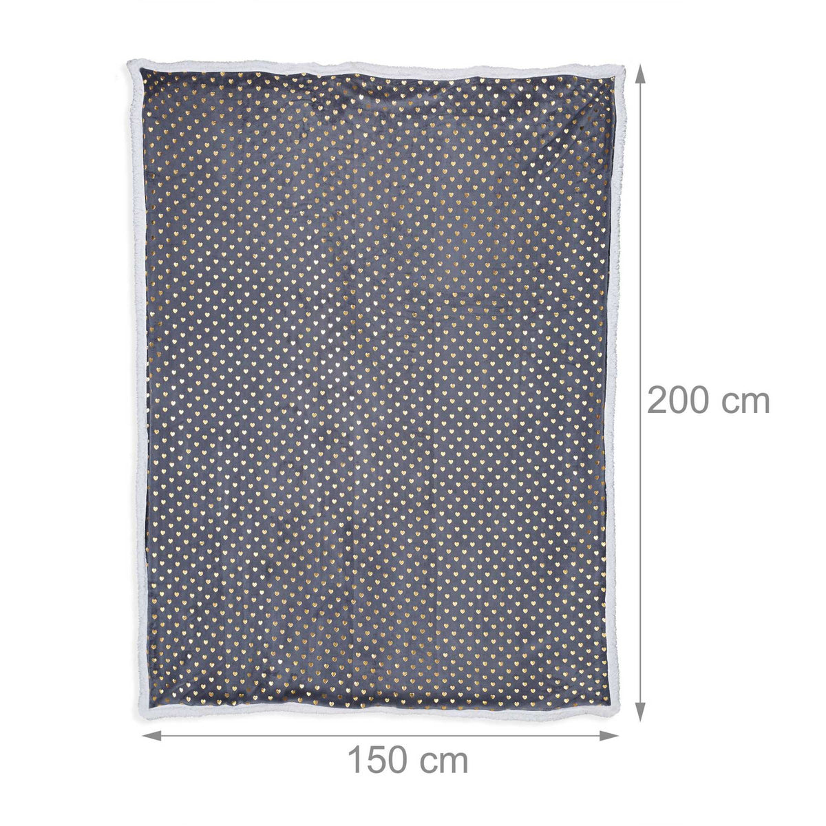 Grey Cuddle Blanket 150x200 cm