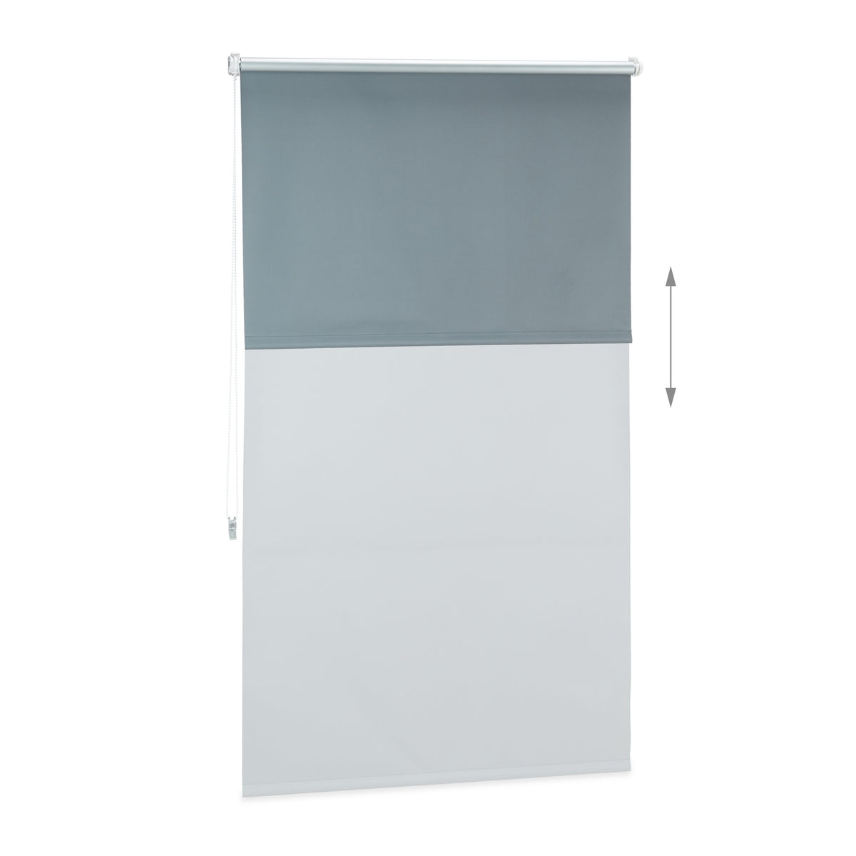 Grey Thermal Darkening Blinds, 60-120cm Adjustable