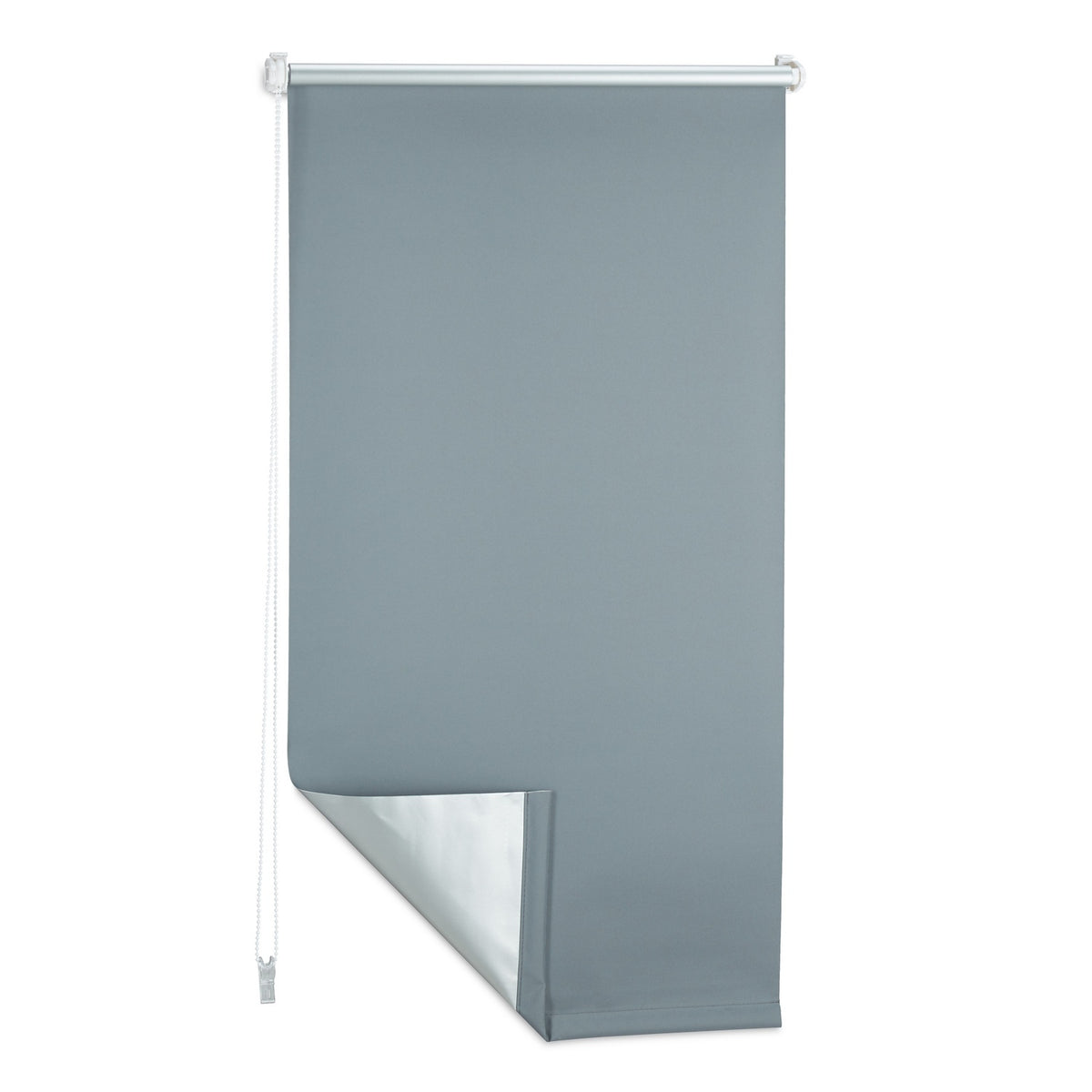 Grey Thermal Darkening Blinds, 60-120cm Adjustable