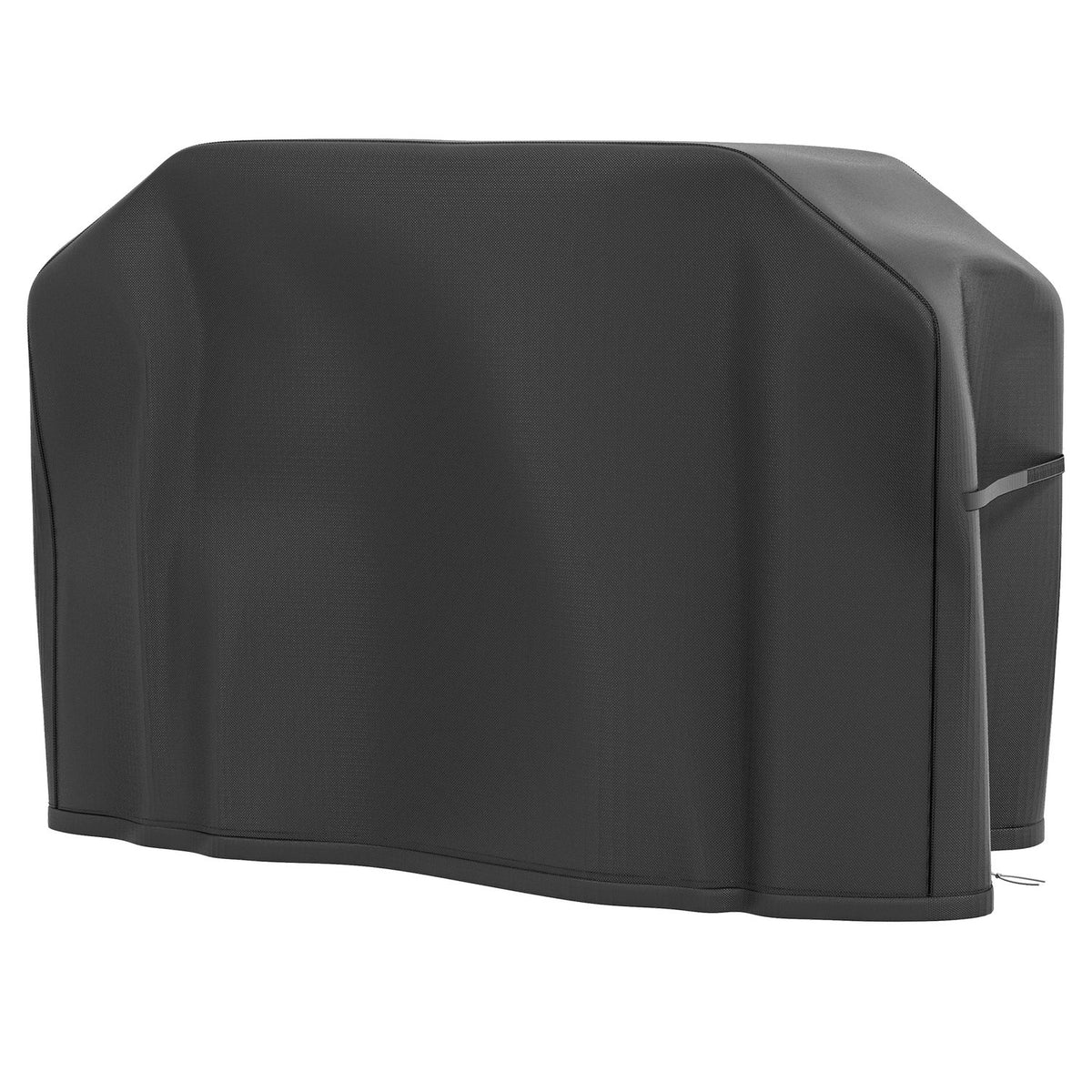 Grill Cover Bbq Cover Weatherproof With Velcro Fasteners, For Gas Grill, Oxford, Black, 124X61X91Cm