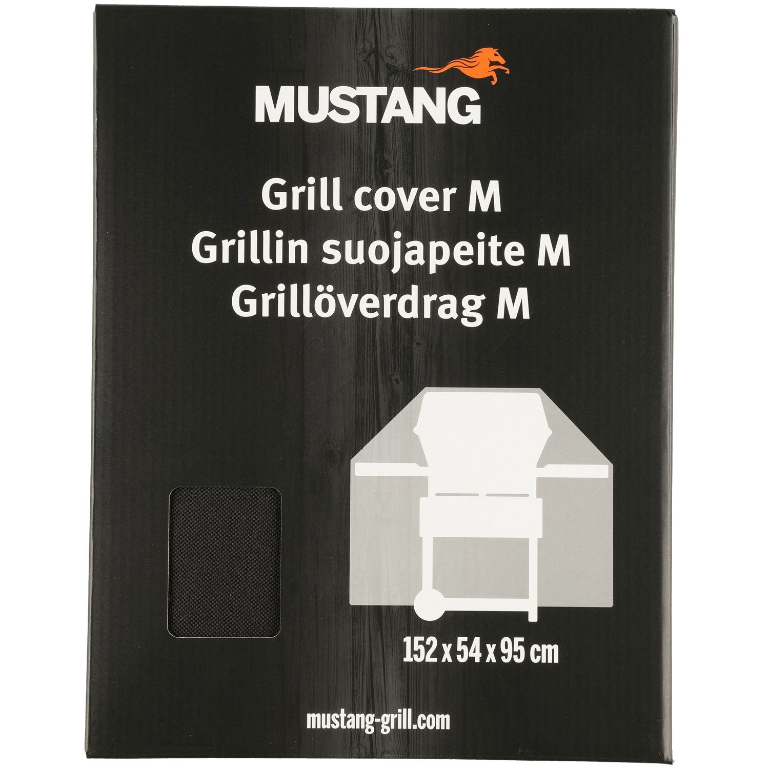 Grill Cover Medium, 152x54x95 cm, Fits 3-4 Burners