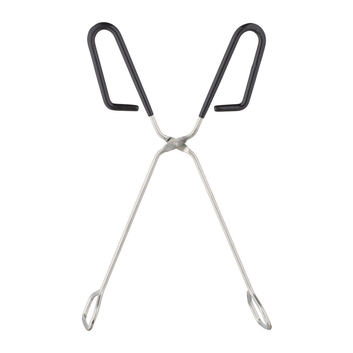 Grill Tongs Set of 3, Stainless Steel with Rubber Handle