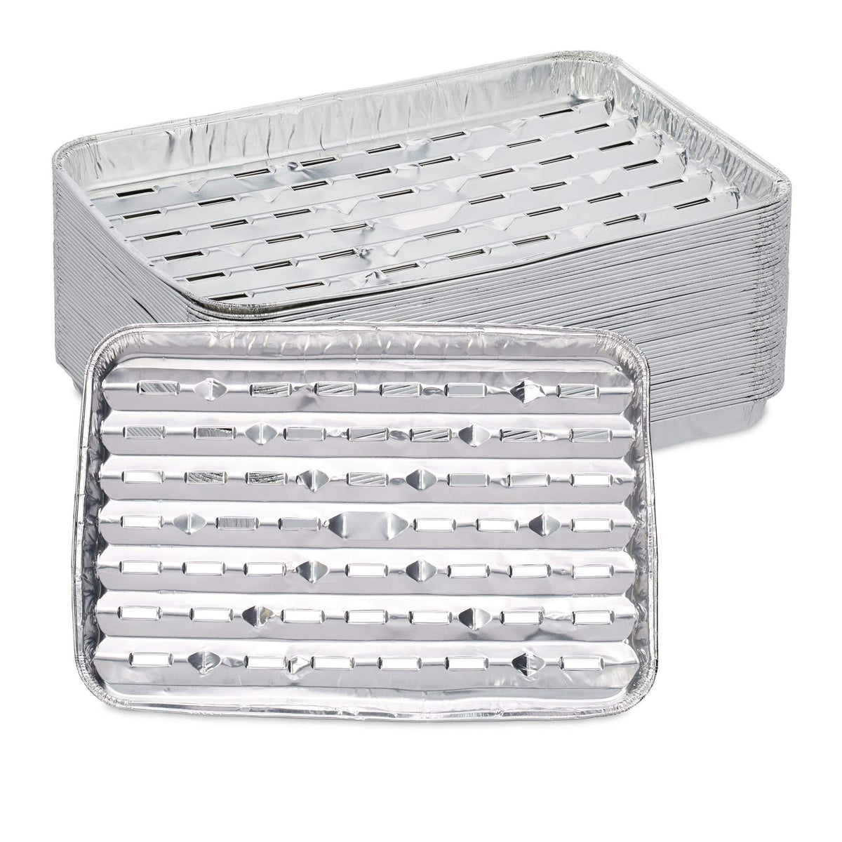 Grill tray in aluminium, set of 40 pcs