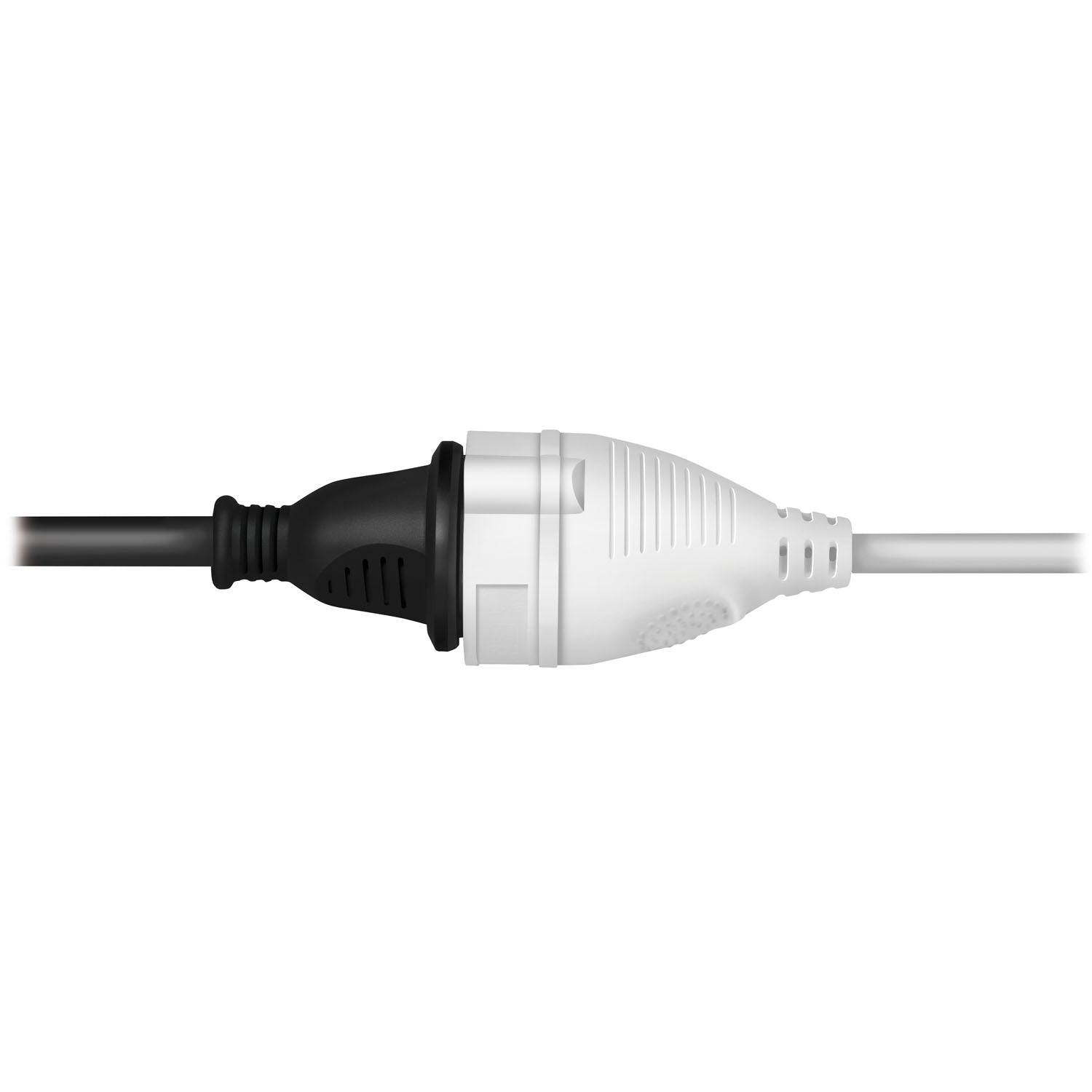 Grounded Indoor Extension Cable, 2m, White