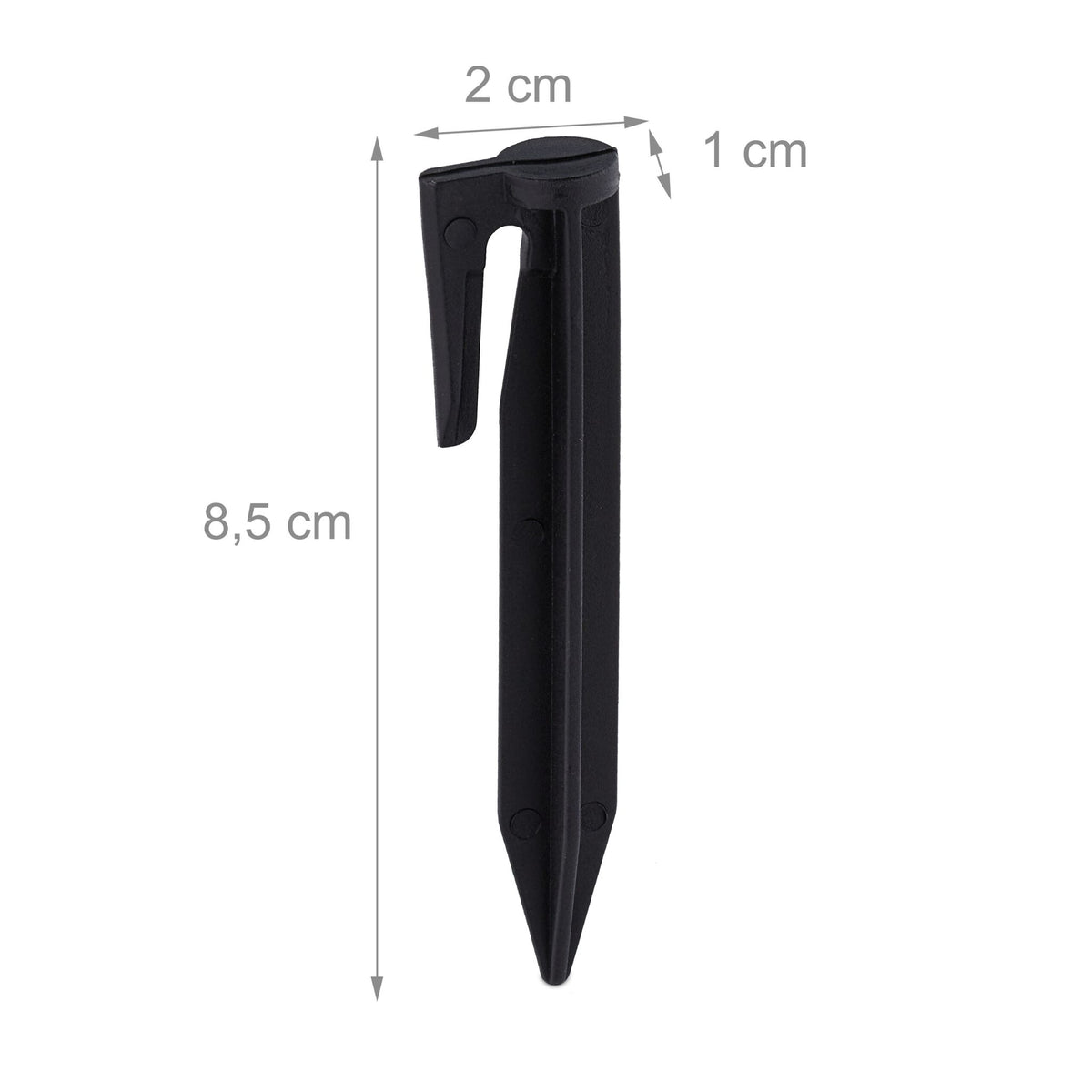 Ground hook for robotic lawnmower boundary cable