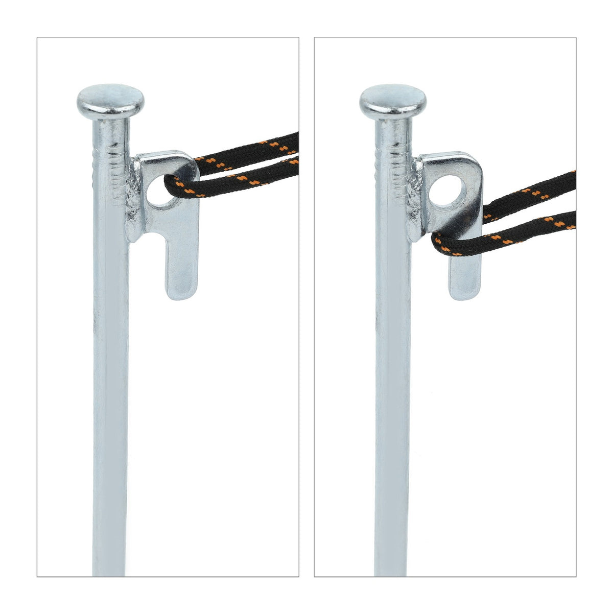 Ground pegs for mountains in a set of 14