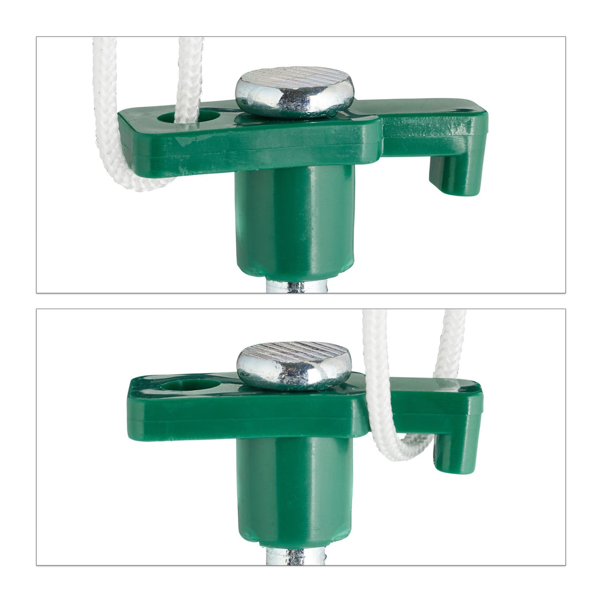 Ground pegs for mountains in a set of 18