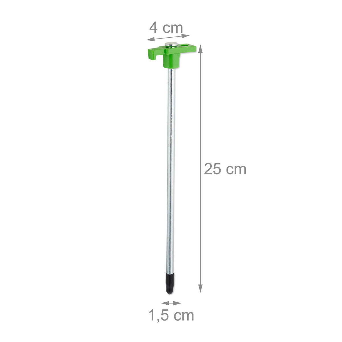 Ground pegs for mountains in a set of 24