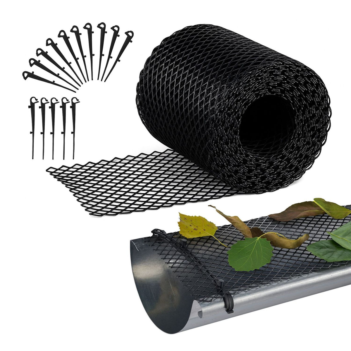 Gutter Leaf Guard, 6m – Easy Install, Adjustable