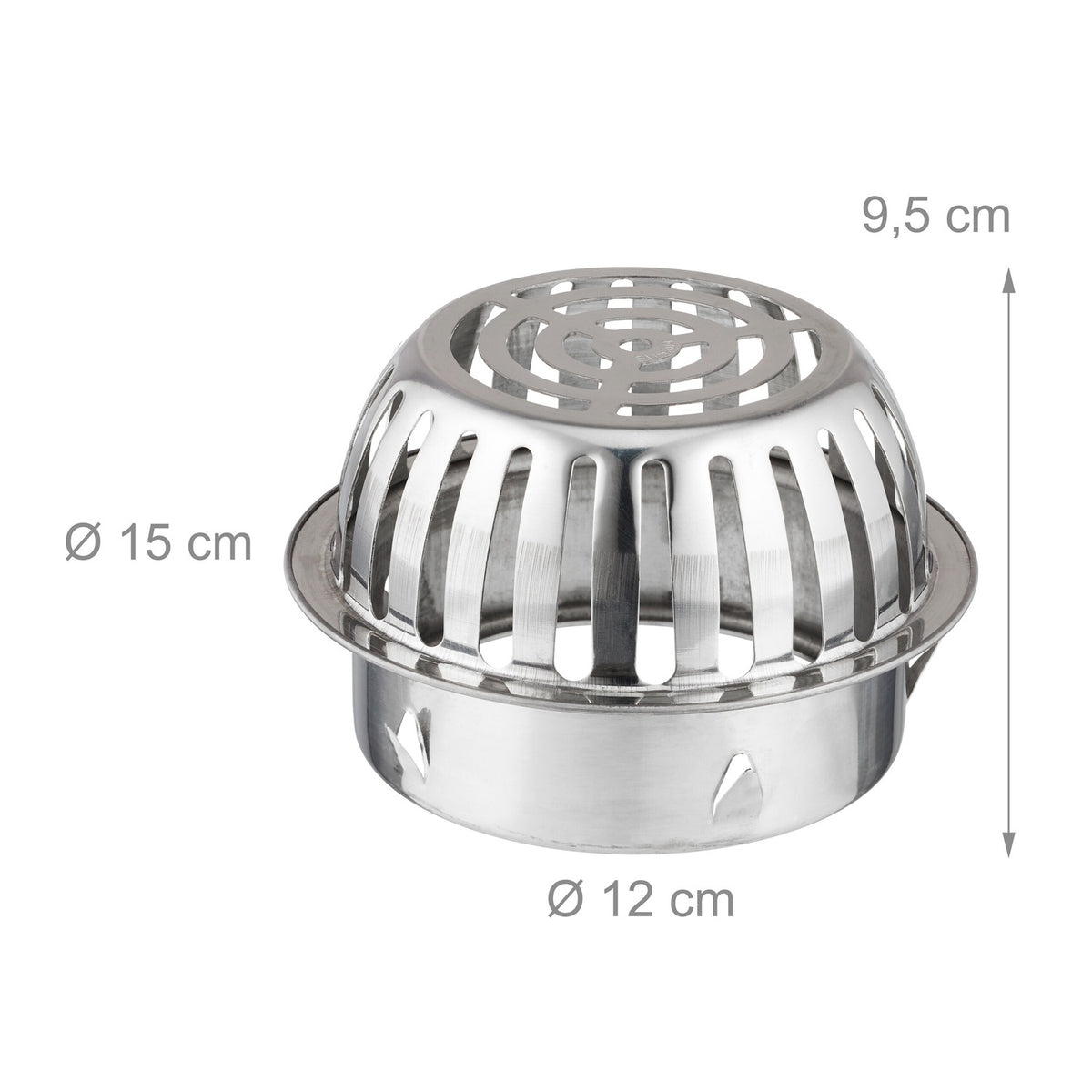 Gutter blade guard in stainless steel, 2 pcs