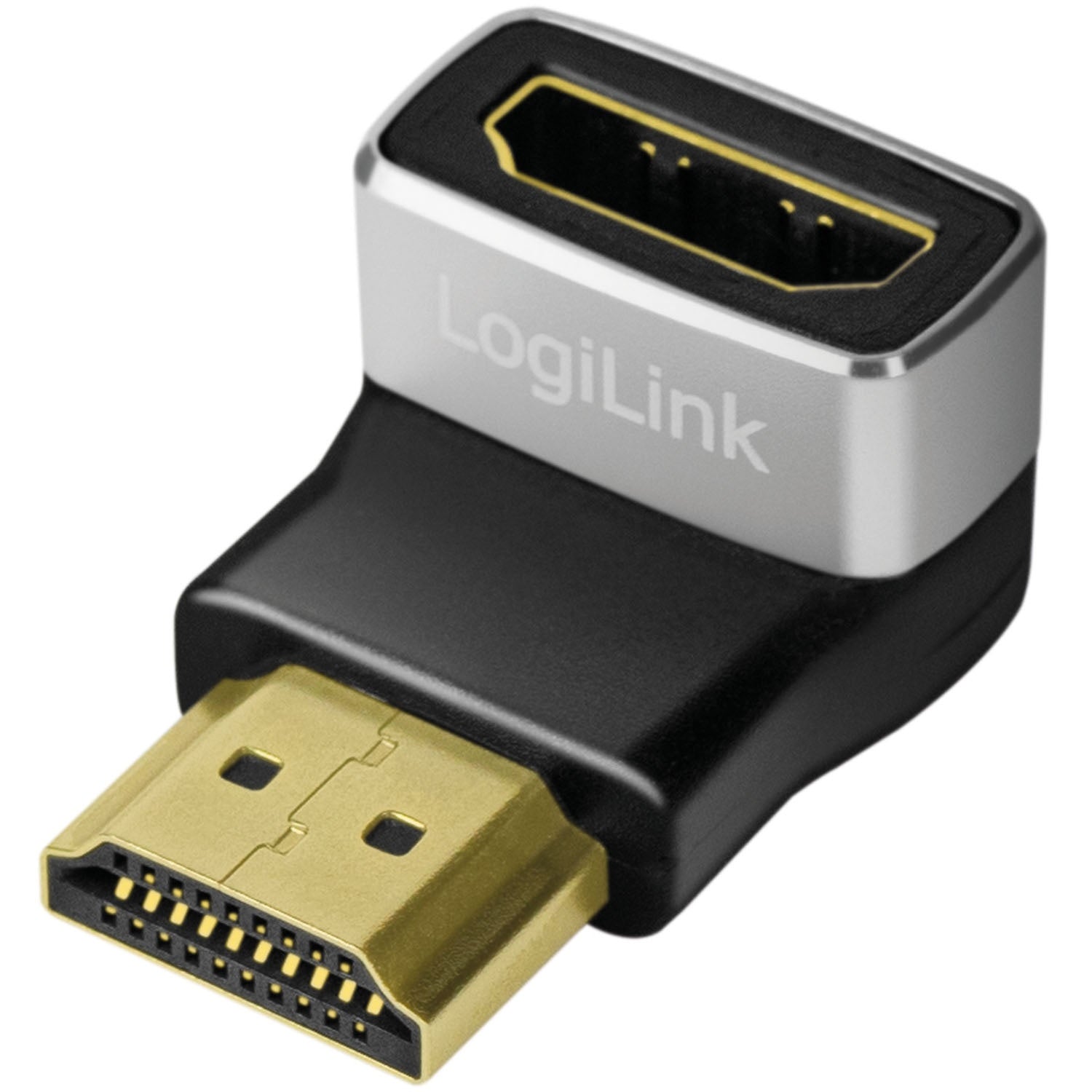 HDMI 2.1 Adapter, 90° Angled, 8K/60Hz, Male to Female