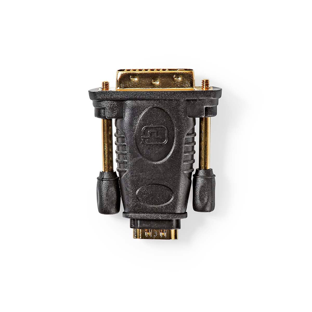 HDMI™ Adapter | DVI-D 24+1-Pin Male | HDMI™ Output | Nickel plated | Straight | ABS | Black | 1 pc. | Box