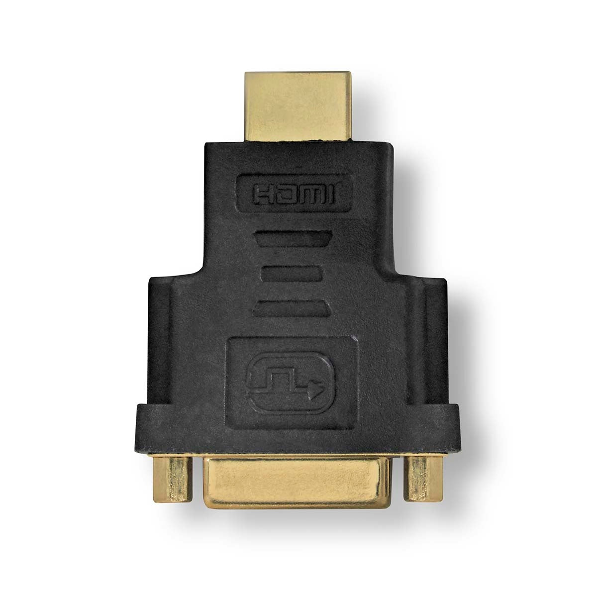 HDMI™ Adapter | HDMI™ Connector | DVI-D 24+1-Pin Female | Gold Plated | Straight | ABS | Anthracite | 1 pc. | Box