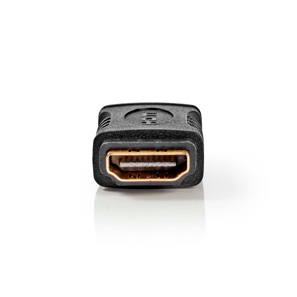 HDMI™ Adapter | HDMI™ Female | HDMI™ Female | Gold Plated | Straight | ABS | Black | 1 pc. | Box