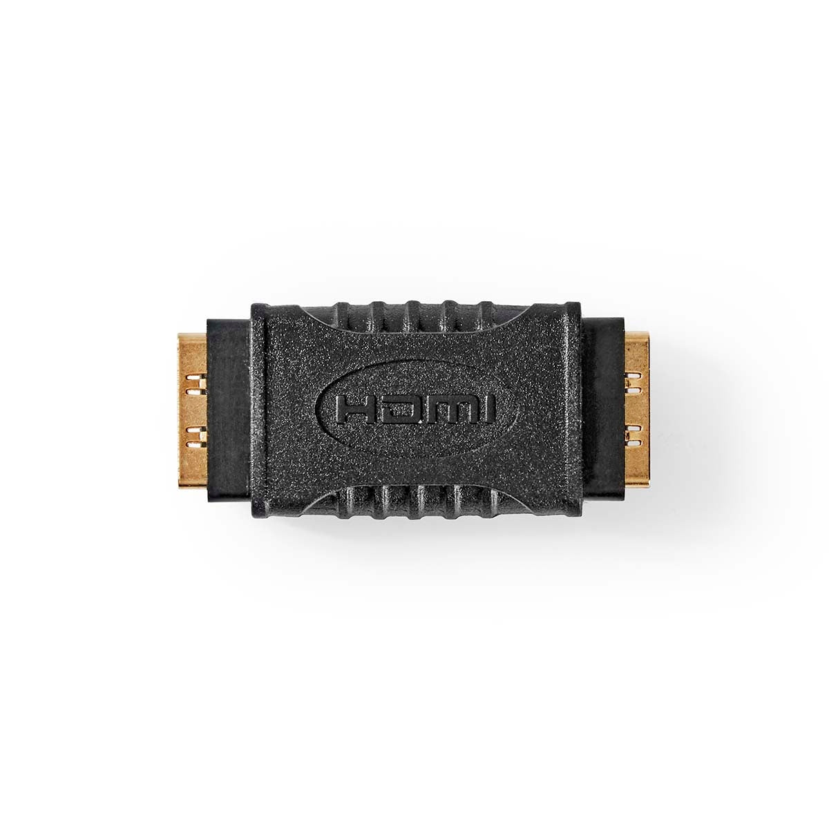 HDMI™ Adapter | HDMI™ Female | HDMI™ Female | Gold Plated | Straight | ABS | Black | 1 pc. | Box