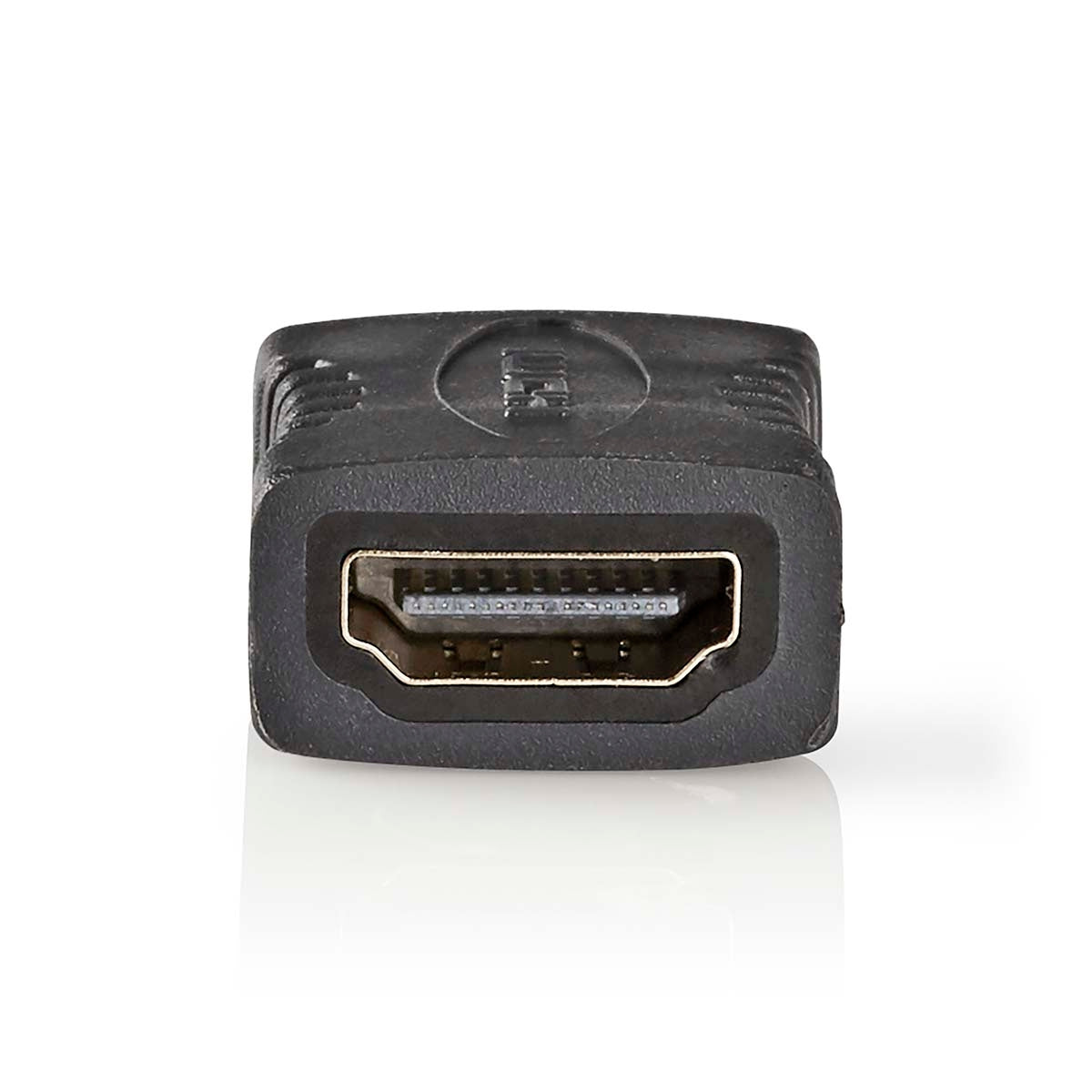 HDMI™ Adapter | HDMI™ Female | HDMI™ Female | Gold Plated | Straight | PVC | Anthracite | 1 pc. | Box