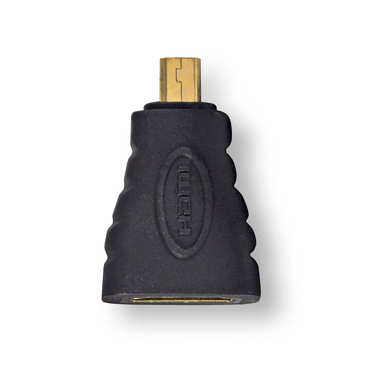 HDMI™ Adapter | HDMI™ Micro Connector | HDMI™ Female | Gold Plated | Straight | ABS | Anthracite | 1 pcs | Window Box