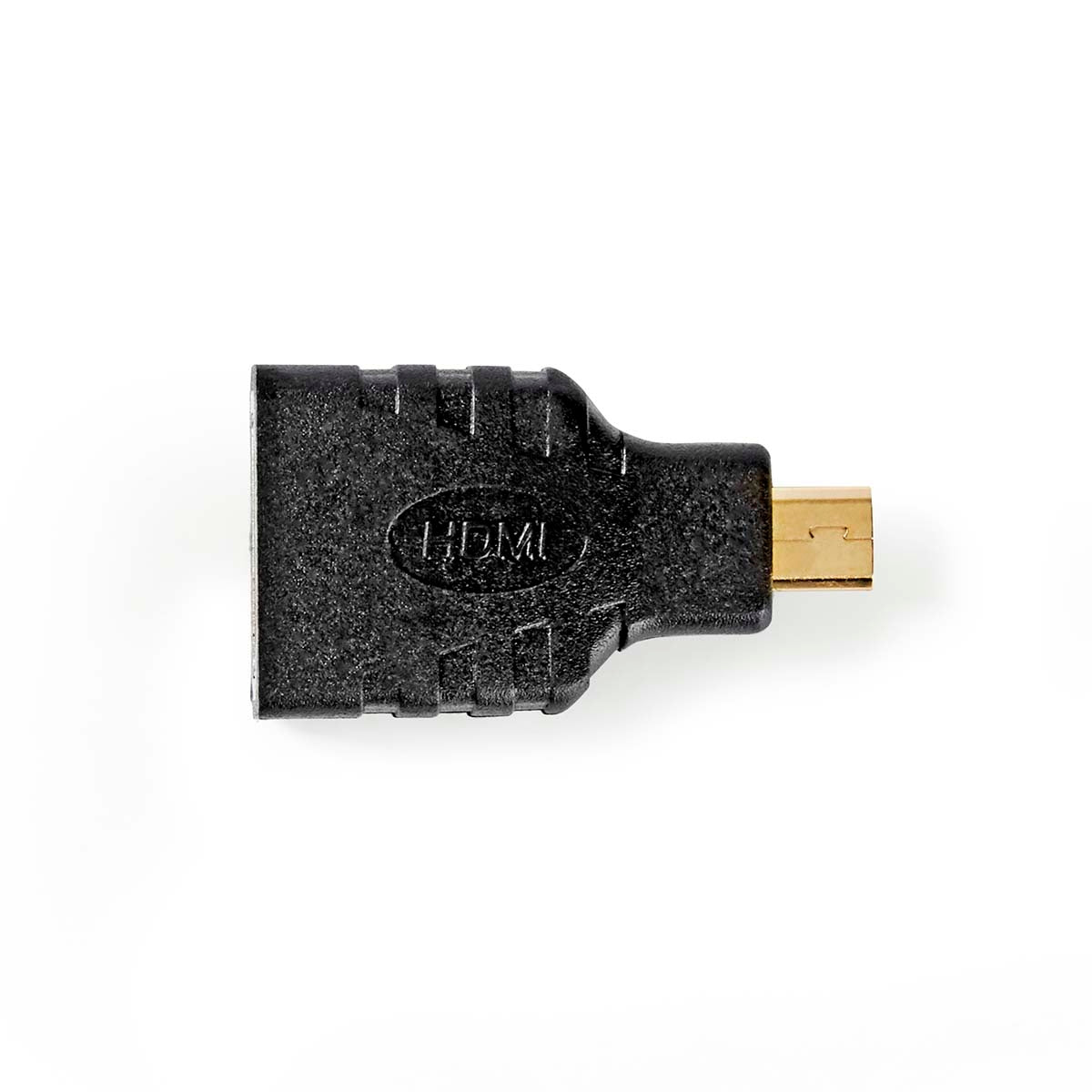 HDMI™ Adapter | HDMI™ Micro connector | HDMI™ Output | Gold Plated | Straight | ABS | Black | 1 pc. | Box