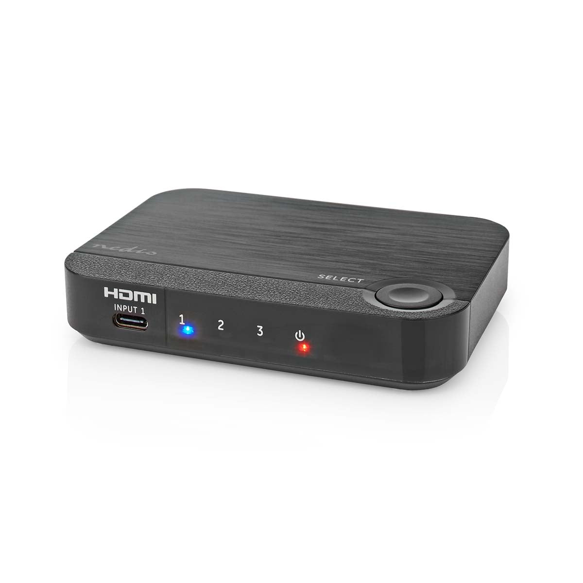 HDMI™ Converter | 1x USB-C™ / 2x HDMI™ Input | 1x HDMI™ output | One way | 4K@60Hz | 18 Gbps | ABS | Anthracite
