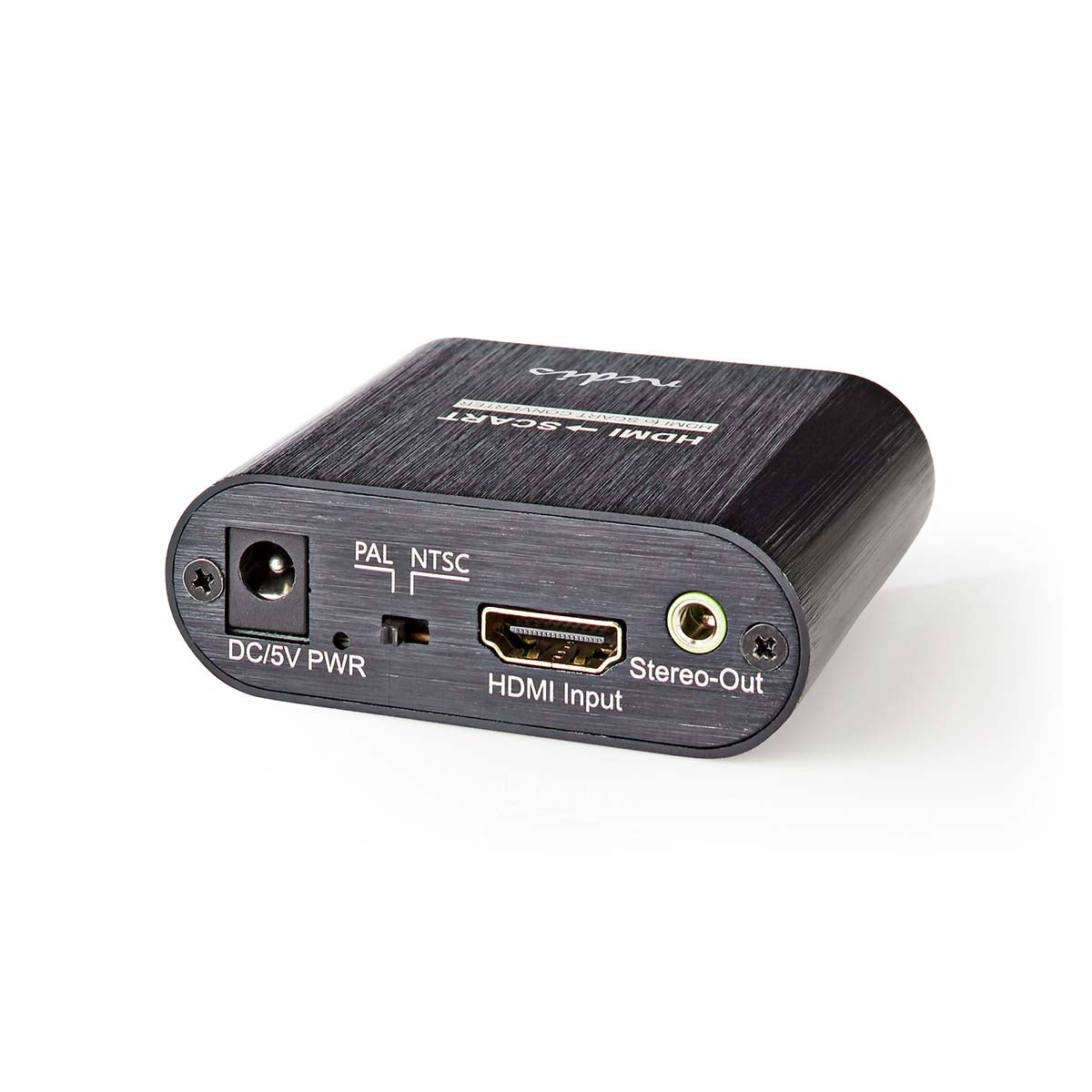 HDMI™ Converter | HDMI™ input | SCART Female | One way | 480i | 18 Gbps | Metal | Anthracite