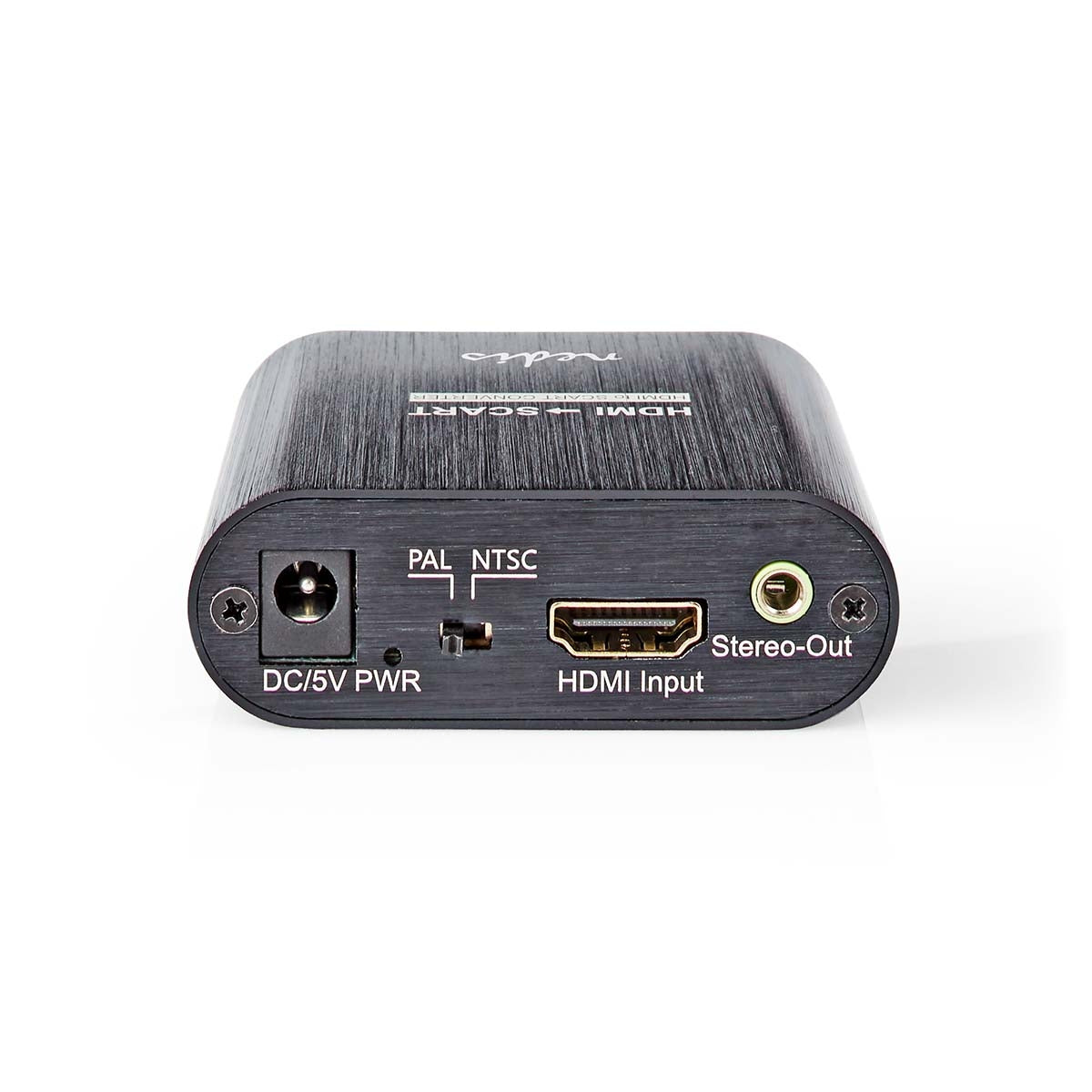 HDMI™ Converter | HDMI™ input | SCART Female | One way | 480i | 18 Gbps | Metal | Anthracite