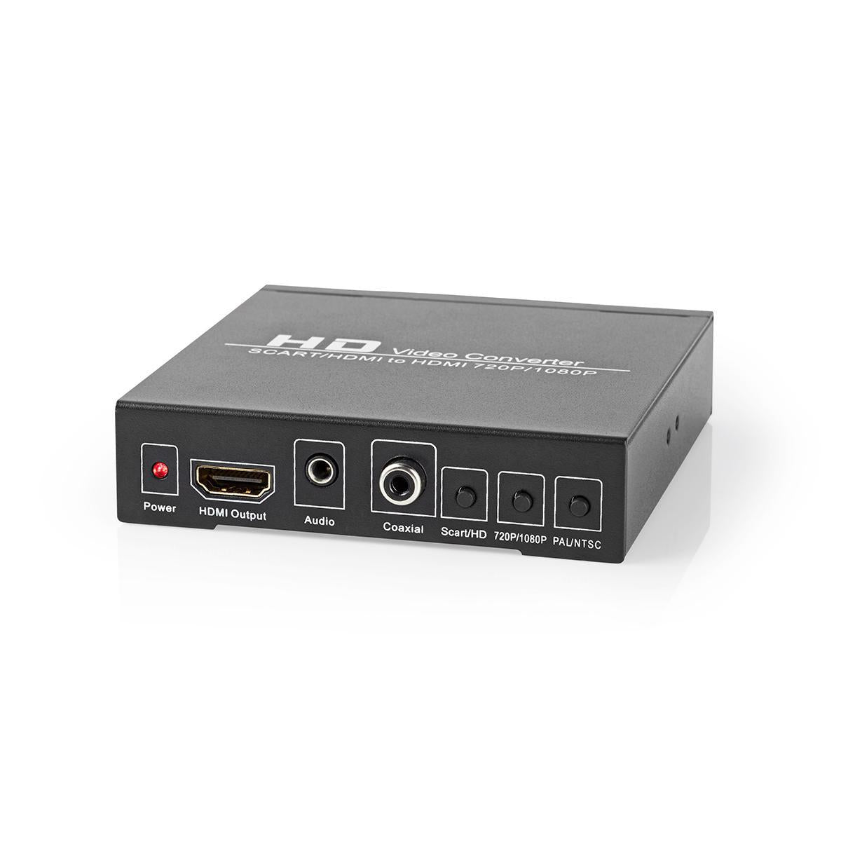 HDMI™ Converter | SCART Female | HDMI™ output / 1x 3.5 mm audio out / 1x Digital Audio | One way | 1080p | 1.65 Gbps | Aluminum | Anthracite
