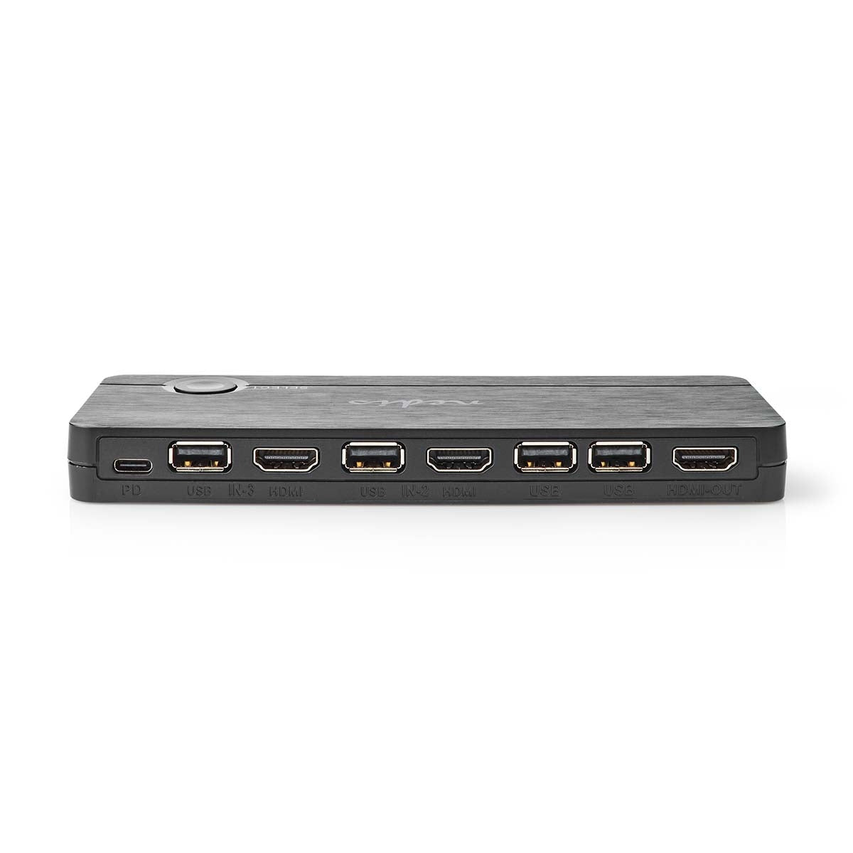 HDMI™ Converter | USB-C™ Female / 2x HDMI™ Input / 4x USB A Female | 1x HDMI™ Output | 1-way | 4K@60Hz | 18 Gbps | ABS | Anthracite
