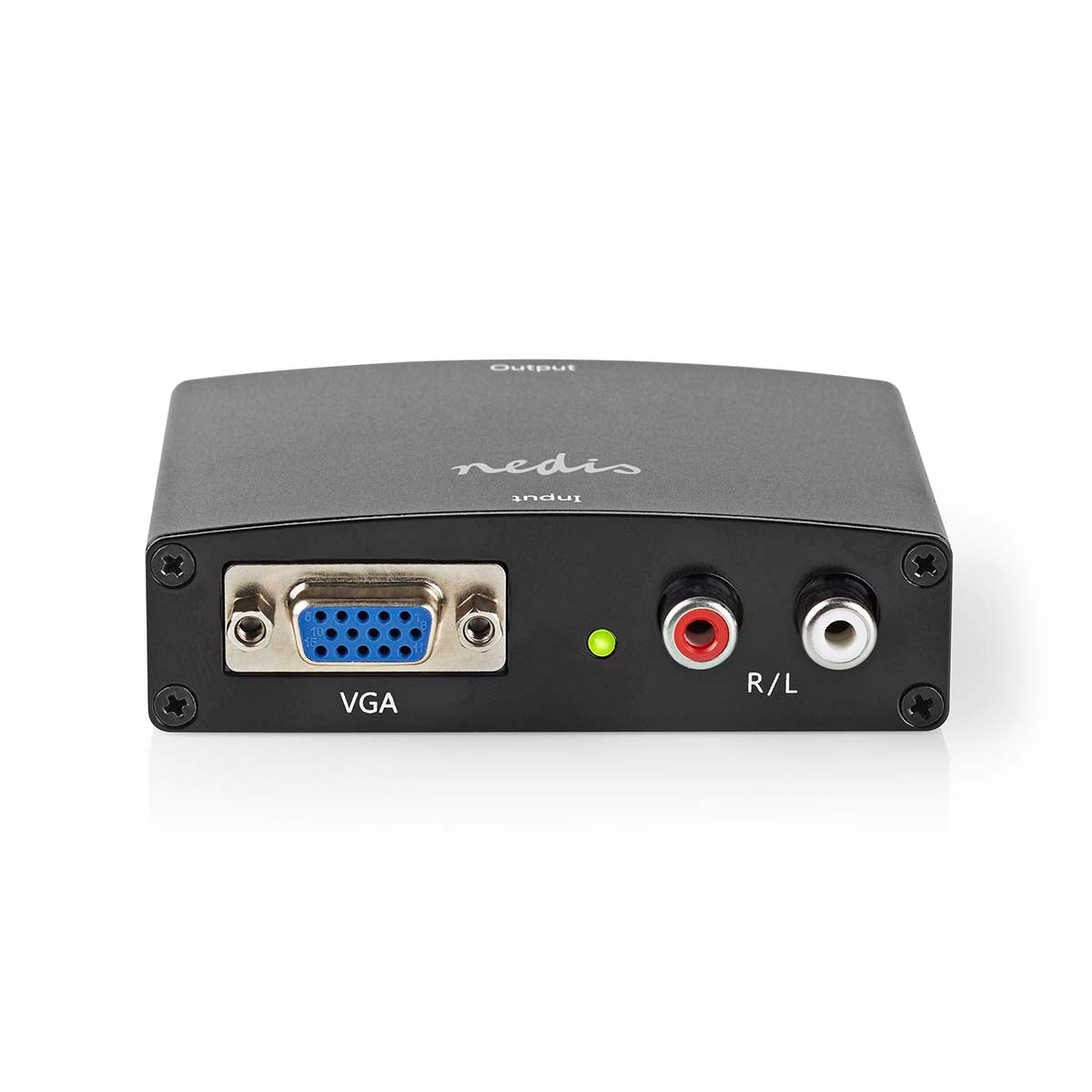 HDMI™ Converter | VGA Female / 2x RCA Female | HDMI™ output | One way | 1080p | 1.65 Gbps | Aluminum | Anthracite