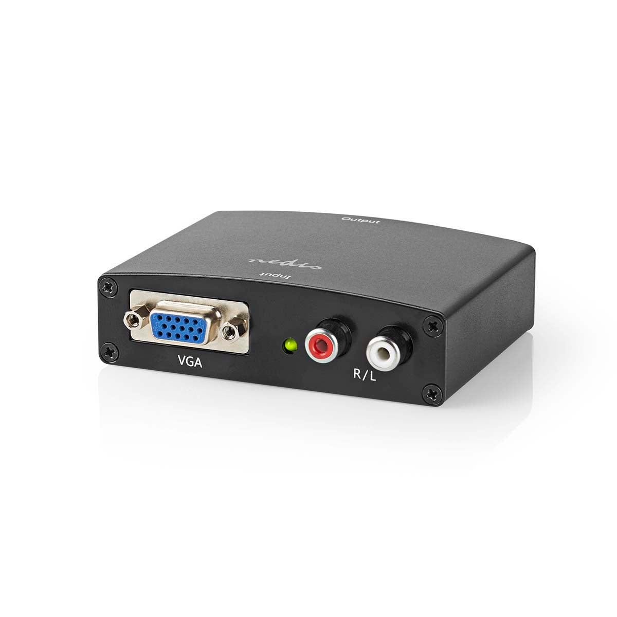 HDMI™ Converter | VGA Female / 2x RCA Female | HDMI™ output | One way | 1080p | 1.65 Gbps | Aluminum | Anthracite