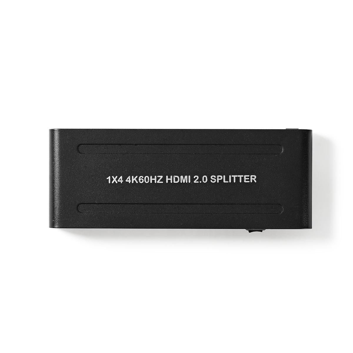 HDMI™ Splitter | 4-Port port(s) | HDMI™ input | 4x HDMI™ Output | 4K@60Hz | 18 Gbps | Metal | Anthracite