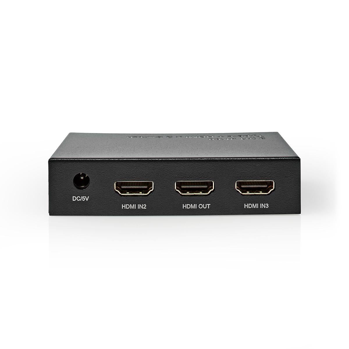 HDMI™ Switch | 3-Port port(s) | 1x USB-C™ / 2x HDMI™ Input | 1x HDMI™ output | 4K@60Hz | 18.0 Gbps | Metal | Anthracite