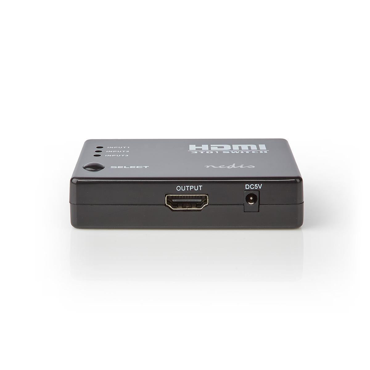 HDMI™ Switch | 3-Port port(s) | 3x HDMI™ Input | 1x HDMI™ output | 1080p | 3.4 Gbps | ABS | Black