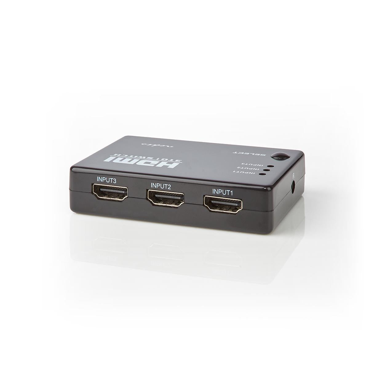 HDMI™ Switch | 3-Port port(s) | 3x HDMI™ Input | 1x HDMI™ output | 1080p | 3.4 Gbps | ABS | Black